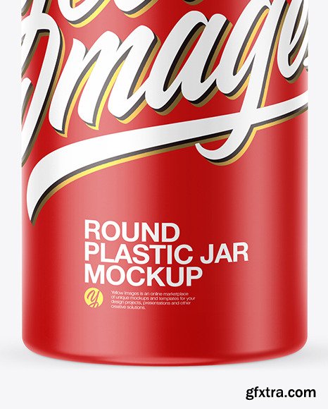 Matte Round Jar Mockup 50932