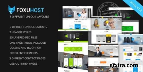 ThemeForest - Foxuhost v1.2 - Web Hosting, Responsive HTML5 Template - 9289707