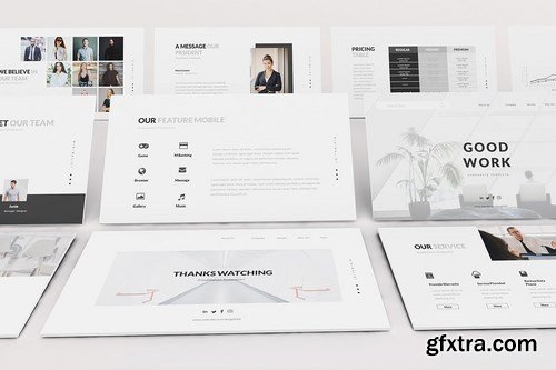 Multipurpose Corporate Powerpoint Google Slides and Keynote Templates