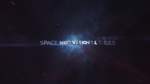 Videohive - Space Motivational Titles