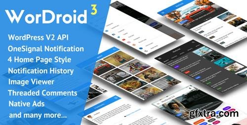 CodeCanyon - WorDroid v3.2 - Full Native WordPress Blog App - 19753667