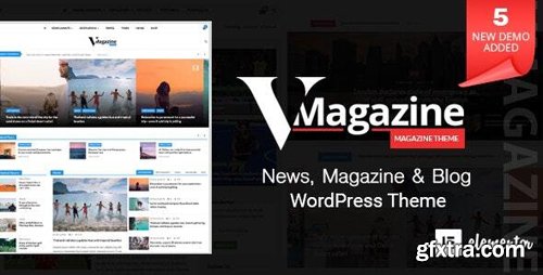 ThemeForest - Vmagazine v1.1.5 - Blog, NewsPaper, Magazine WordPress Themes - 21950900