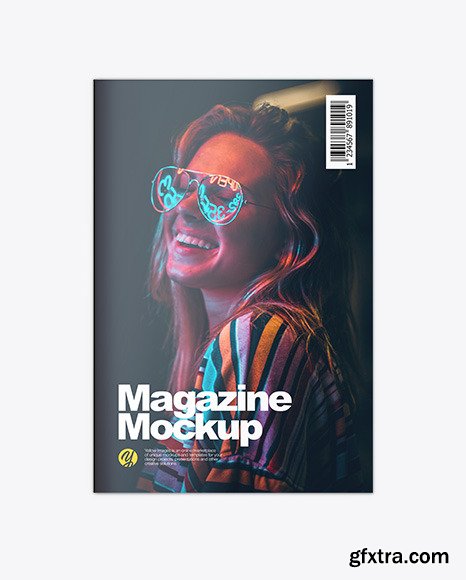 Glossy Magazine Mockup 49667