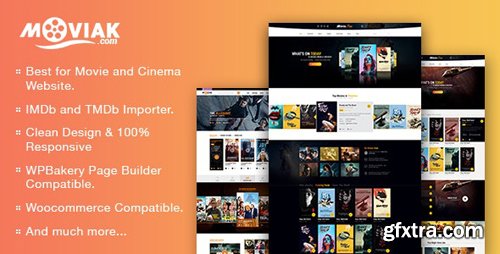 ThemeForest - AmyMovie v3.1.1 - Movie and Cinema WordPress Theme - 18936937