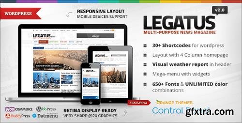 ThemeForest - Legatus v2.3 - Responsive News/Magazine Theme - 5089116