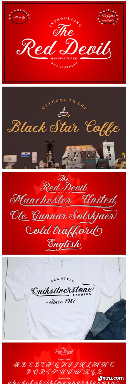 The Red Devil Font