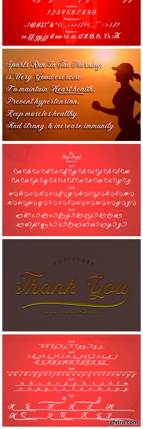 The Red Devil Font