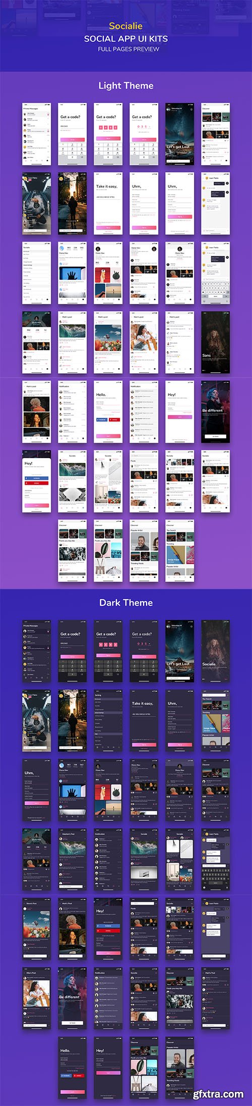 Social App UI Kits