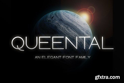 CM  - Queental - Elegant Sans Font Family  4274132