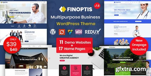 ThemeForest - Finoptis v1.8 - Multipurpose Business WordPress Theme - 22999222