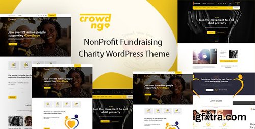 ThemeForest - Crowdngo v1.0.1 - Fundraising Charity WordPress Theme - 24478644