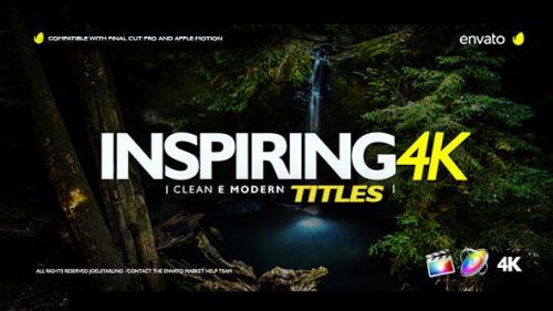 Videohive - Inspiring Titles For Final Cut Pro X