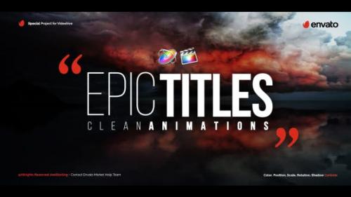 Videohive - Epic Titles For Final Cut Pro X