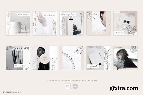 Instagram Photo Frames Templates