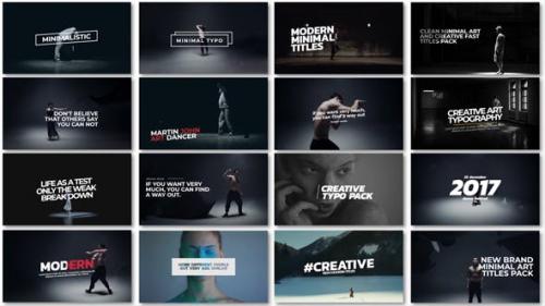 Videohive - Minimal Art Titles