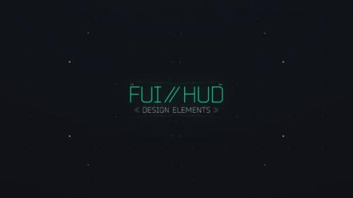 Videohive - FUI HUD design elements