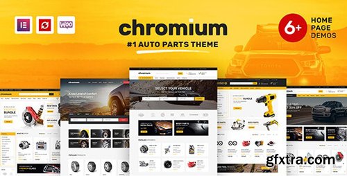 ThemeForest - Chromium v1.3.2 - Auto Parts Shop WordPress WooCommerce Theme - 21832717