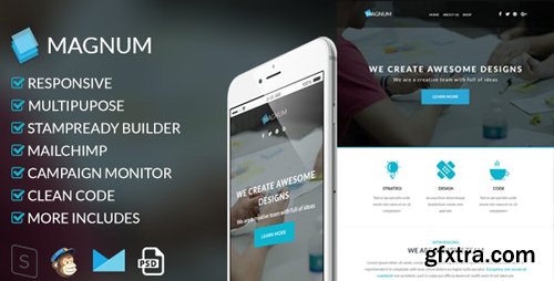 ThemeForest - Magnum v1.0 - Responsive Email Template (Update: 6 April 16) - 15438013