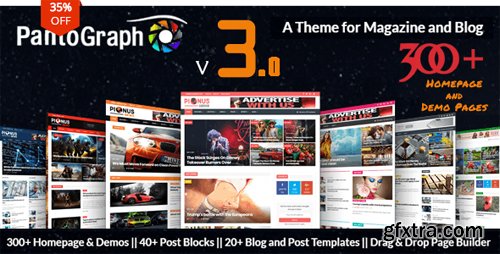 ThemeForest - PantoGraph v3.0 - Newspaper Magazine Theme - 20742636 - NULLED