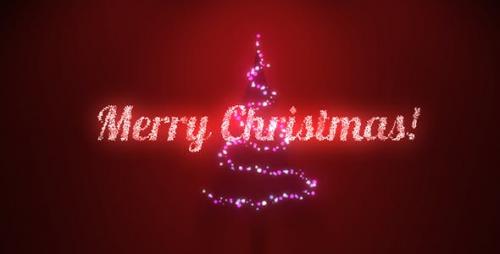 Videohive - Music Lights on Tree - Christmas Greetings