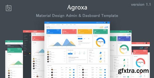 ThemeForest - Agroxa v1.0 - Material Design Admin & Dashboard Template - 22707790