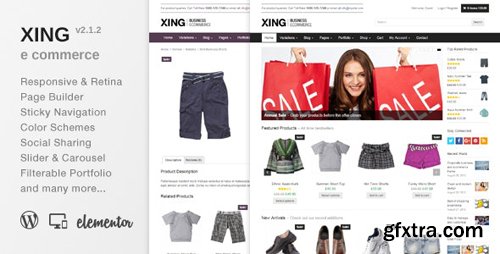 ThemeForest - Xing v2.1.1 - Business / ecommerce WordPress Theme - 2953363