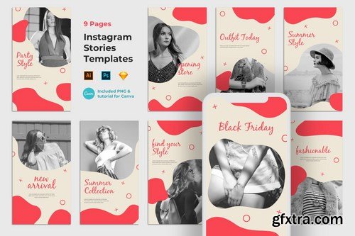 Instagram Story Templates - Liquid Design