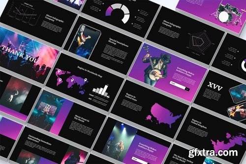 Concerts - Powerpoint Google Slides and Keynote Templates