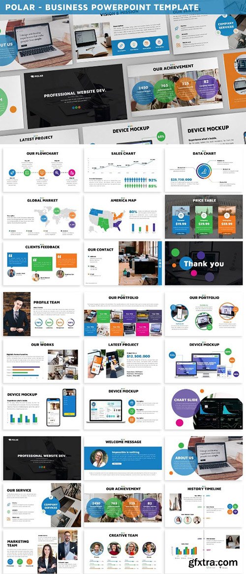 Polar - Business Powerpoint Template