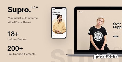 ThemeForest - Supro v1.4.6 - Minimalist AJAX WooCommerce WordPress Theme - 22374845