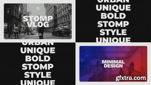 VideoHive Stomp Vlog Opener 23494633