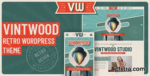 ThemeForest - VintWood v1.0.5 - a Vintage, Retro WordPress Theme - 22601126