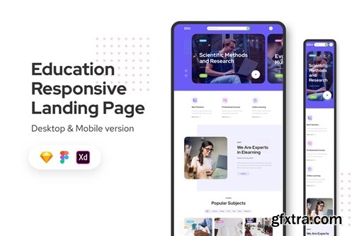 Education Responsive Landing Page