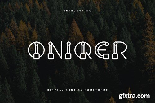 Oniqer - Display Font