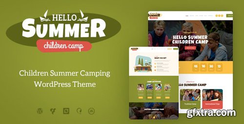 ThemeForest - Hello Summer v1.0.4 - A Children Summer Camp WordPress Theme - 21163971