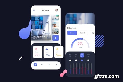 Smart Home Lifestyle Mobile UI - FV