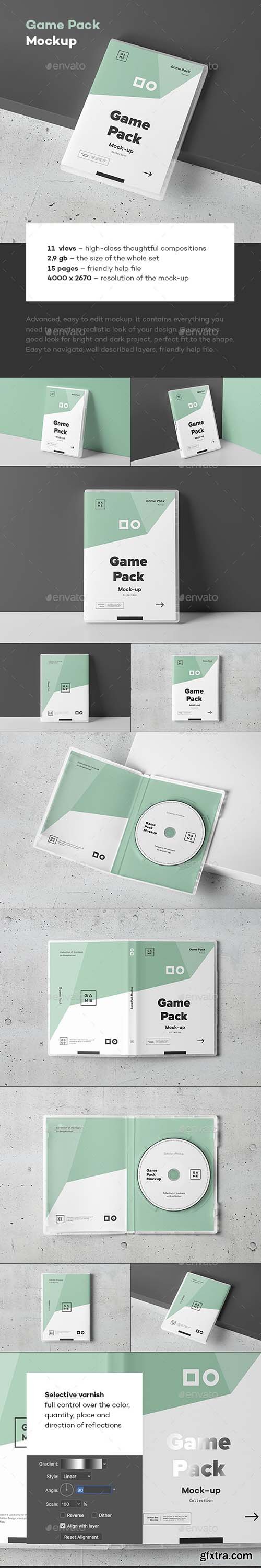 GraphicRiver - Game Disc Pack Mockup 25002372