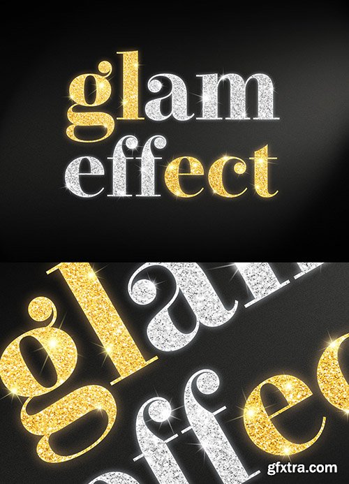 Glitter text effect 299614816