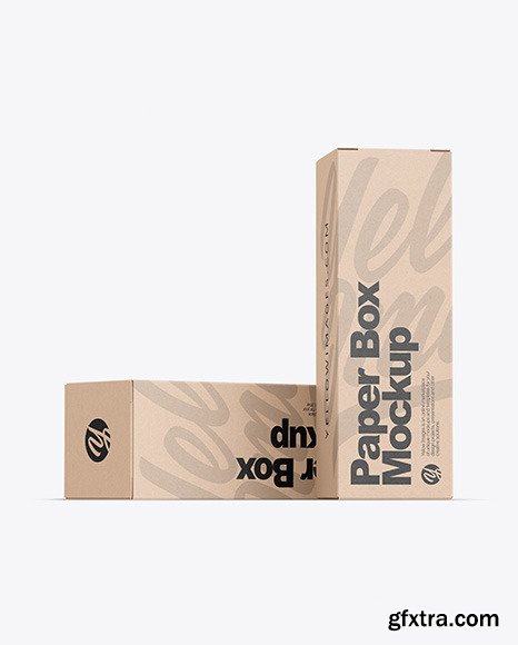 Two Kraft Boxes Mockup 51056