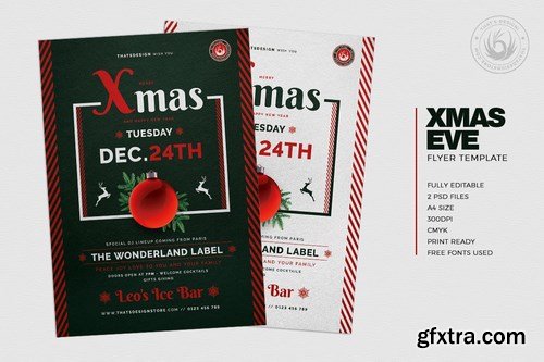 Christmas Eve Flyer Template V12