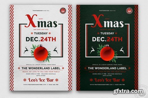 Christmas Eve Flyer Template V12