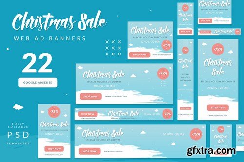 Christmas Sale Web Ad Banners