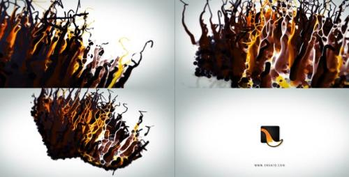 Videohive - Liquid Wax Logo Intro