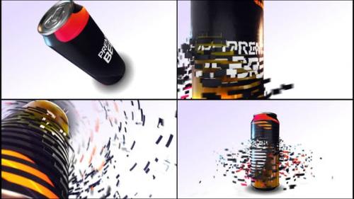 Videohive - E3d Beer Can Commercial