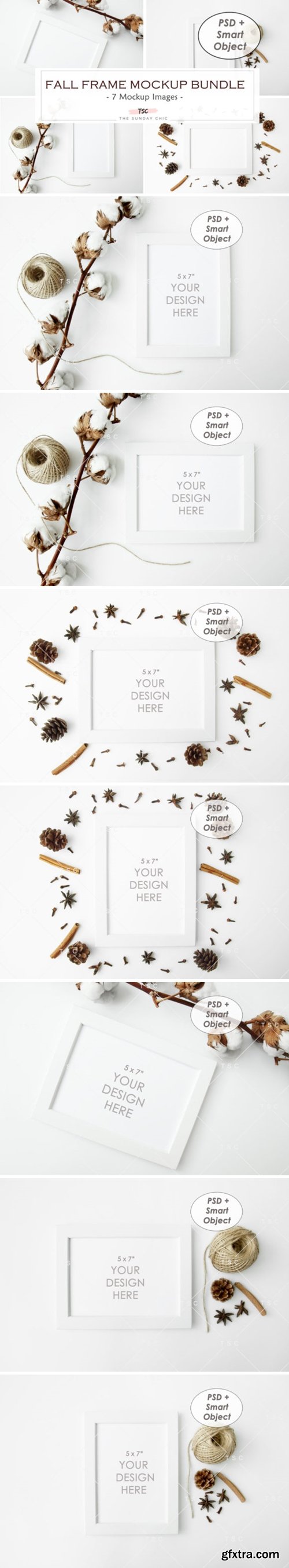 Fall Frame Mockup Bundle 1995649