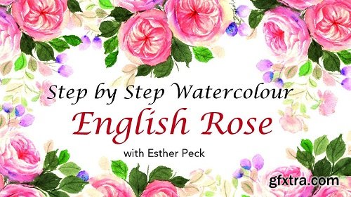 Step By Step Watercolour English Rose