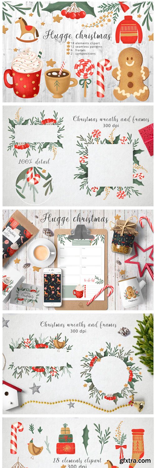 Hugge Christmas Illustrations 1996799 Hugge Christmas Illustrations 1996799