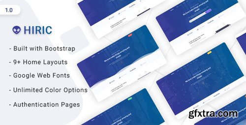 ThemeForest - Hiric v1.0 - Responsive Landing Page Template - 23835540