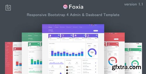 ThemeForest - Foxia v1.1 - Admin & Dashboard Template - 22935586