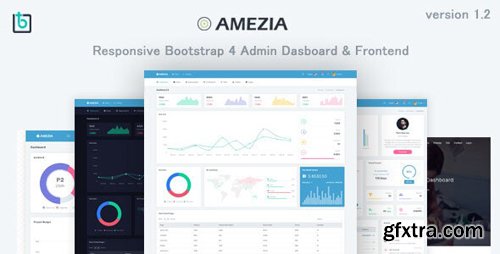 ThemeForest - Amezia v1.2 - Responsive Admin & Dashboard Template - 22607274